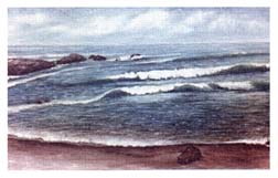 Painting of Pidgeon Point