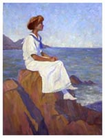 Woman on a Rock